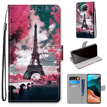 Flip Case Til Xiaomi K30 Pro Tilfælde Læder Pung Cover Til Xiomi Redmi K30 K 30 Pro Case Book Style Søde Dyr Blomst Kat Taske