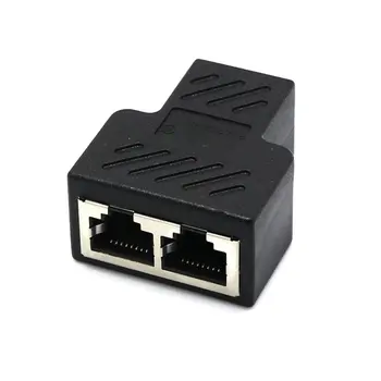 Splitter Ethernet RJ45 Kabel-Adapter 1 Mand Til 2/3 hun Port LAN-Netværk Stik, Ledning Ethernet RJ45 Kabel-Adapteren
