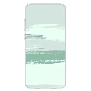 Abstrakt Kunst Linjer slik grøn Mobiltelefon Sag For Xiaomi MI 8 9 10 5X 6X A1 A2 A3 CC9E 9T NOTE10 Pro Lite Dække Coque blød Silikone