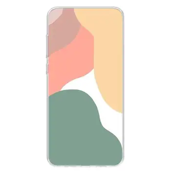 Abstrakt Kunst Linjer slik grøn Mobiltelefon Sag For Xiaomi MI 8 9 10 5X 6X A1 A2 A3 CC9E 9T NOTE10 Pro Lite Dække Coque blød Silikone