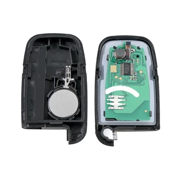 BHKEY SY5HMFNA04 4 Knapper Smart Fjernstyret Bil-Tasten for Hyundai Accent Getz Elantra Santa ID46/PCF7952 Chip 315/FSK 433mhz