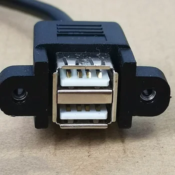 Chassis bundkort 9-pin DuPont 2.0 til USB2.0 dual-port baffel forlængerkabel 9Pin til USB-øverste og nederste to-port kabel
