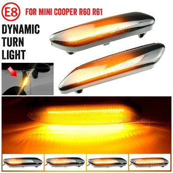 Dynamisk Blinklys For Mini Cooper Countryman Paceman R60 R61 Sekventiel Flyder Indikator LED-blinklys Bil Side Markør Lys