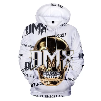 - Rapperen DMX Hættetrøjer Mand Træningsdragt 2021 Nye Mode Dreng Pige Børn Streetwear Sweatshirts DMX Tøj Hip Hop Varmt Hit Hop Toppe