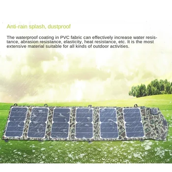 Solar Oplader 20000 MA Stor Kapacitet Taske til Opladning af Mobile Power Udendørs Oplader Bærbare Folde Cykel udstyr