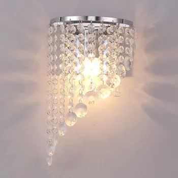 Lampe moderne minimalistisk interiør væglampe led krystal væg soveværelse sengelampe midtergangen stue baggrund lampe