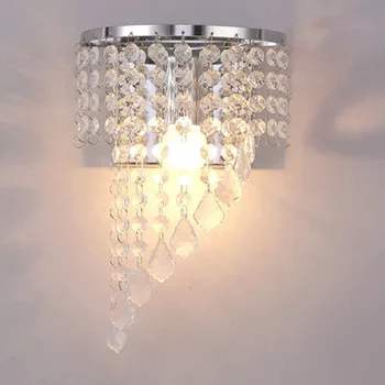 Lampe moderne minimalistisk interiør væglampe led krystal væg soveværelse sengelampe midtergangen stue baggrund lampe
