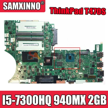 Akemy Til Lenovo ThinkPad T470P Laptop Bundkort DT473 NM-B071 CPU I5 7300HQ GPU 940MX 2GB Test Arbejde FRU 01HW895 01HW896