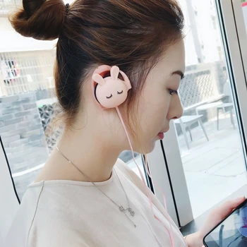 3,5 mm Kabelforbundne Hovedtelefoner Musik, Sport Ear Hook-Headset Med Mic støjundertrykkelse Stereo Hovedtelefoner Til IOS Android-Telefon Piger Gaver