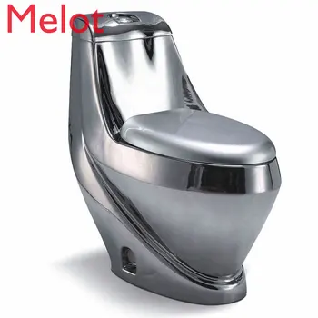 2020 bedste kvalitet designer kinesiske badeværelse keramisk farvet sølv piedestal vask skål toilet
