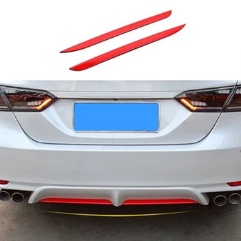 Auto Bumper Plate Bag Pad Trim Rustfrit stål 2stk For Toyota Camry SE XSE