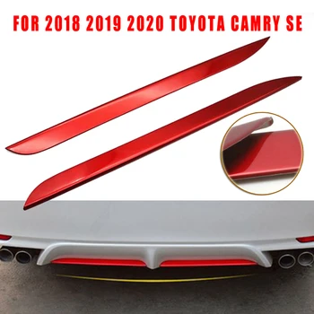 Auto Bumper Plate Bag Pad Trim Rustfrit stål 2stk For Toyota Camry SE XSE