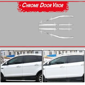 4 STK Chrome Side Regn Vagt Deflektorer Vent solsejl Vindue Visirer Passer Til Buick Encore 2013-2019