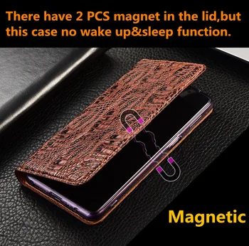 Luksus Business-Stil Ægte Læder Magnetisk Flip Case Til Huawei Honor X10 Max/Huawei Honor X10 Pro/Ære X10 Telefon Taske Cover