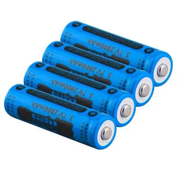 Originale Batteri 4stk Genopladeligt Lithium Batteri 14500 Cylindriske Batteri 3,7 V 2800mah 4.9x1.5cm Li-ion Genopladeligt Batteri