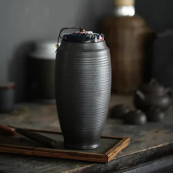 Sort Keramik Store Te Kan Indlæses Keramiske Forseglet lagertank Fungfu Pu ' Te Ceremoni Tilbehør Teaware Gratis Fragt