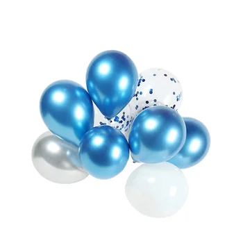 12pcs Metallisk Part Perle Latex Ballon 12 tommer Konfetti Balon Oppustelig Air Bolden til Bryllup Fødselsdage Dekoration