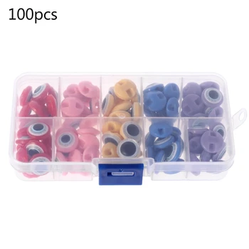 100Pcs/Box 12,5 mm DIY Runde selvklæbende Wiggly Googly Øjne For Dukke Toy Håndværk T8ND