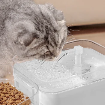Smart Pet Vand Springvand Hvalp, Killing Drikke Vand Dispenser Drikke Skål Pet Vand Filter Dispenser med LED Lys