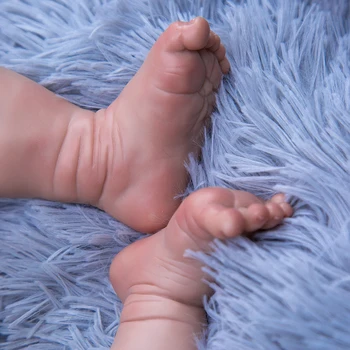 Super realistisk 50 cm Hukommelse Dukke bebe reborn Dukker Forankret Fiber Hair Silikone Klud Krop Reborn baby Legetøj Børne Børns Dag Gi