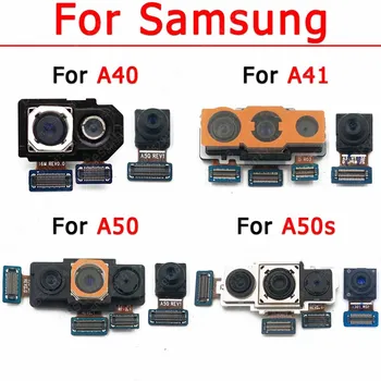 Originale Bageste Front Kamera Til Samsung Galaxy A40 A41 A50 A50s Frontal Selfie Tilbage Mod Bagsiden Kamera Modul Reservedele