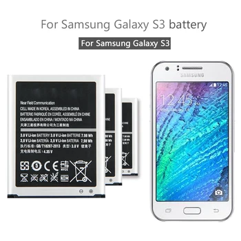 Telefonens Batteri EB-L1G6LLU Til Samsung Galaxy S3 I9300 I9308 L710 I535 Ægte Udskiftning af Batteri 2100mAh