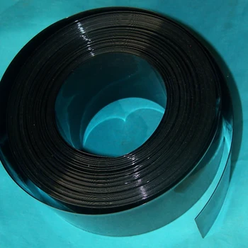 Sort PVC-Heat Shrink Tube 415mm Fladskærms Bredde Φ268mm Model Tilbehør Batteri Hylster Varme Shrinkable Film