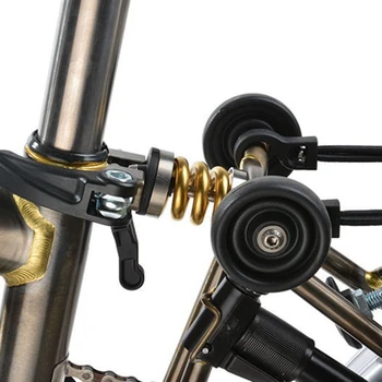 MTB Cykel-Chok Titan Bike Cykling Coil Spring Suspension Stød Shox for Brompton Kofanger Absorber