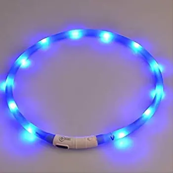 USB-Genopladelige LED hundehalsbånd Lys Nat Hund Kraver Glødende Lysende Vandtæt Krave Nat Anti-Tabte Pet Sikkerhed Glød