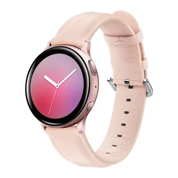 For Samsung Galaxy Se Læder Watchbands Udskiftning Wirst Strop til Galaxy Ur Band 20mm Active2 for Huawei Se
