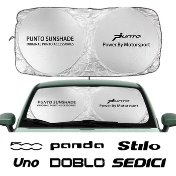 Forruden solsejl Dække For Fiat 500 og Punto Panda Stilo Ducato Doblo Uno Albea Sedici Auto Tilbehør Anti UV-Reflektor