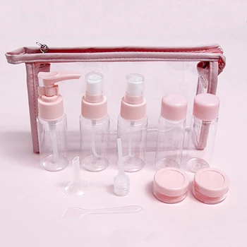 11Pcs /Set Bærbare Lotion Emballage Taske Flaske hudpleje Produkter Rejse Cosmetic Organizer Soft Opbevaring Hud Flaske Mælk