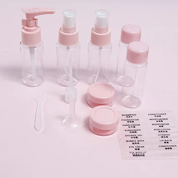 11Pcs /Set Bærbare Lotion Emballage Taske Flaske hudpleje Produkter Rejse Cosmetic Organizer Soft Opbevaring Hud Flaske Mælk