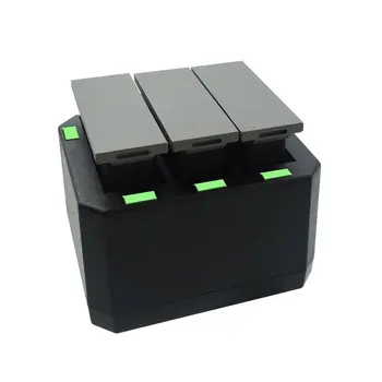 Tre Slots Batteri Oplader Til DJI Osmo Action Kamera USB Batteri Oplader Til DJI Osmo Action Kamera Tilbehør