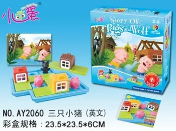 Xiaoguaidan Engelsk Version Tre Små Piggies Puslespil Spil