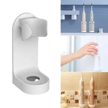 Sort Plast Kreative tandbørsteholder Storage Rack Tilbehør Badeværelse vægmonteret Arrangør I2T5