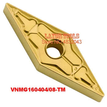 10stk VNMG160404 TM / VNMG160408 TM hårdmetal CNC skær,drejebænk,gælder for forarbejdning af stål, indsæt MVJNR/MVVNN drejning