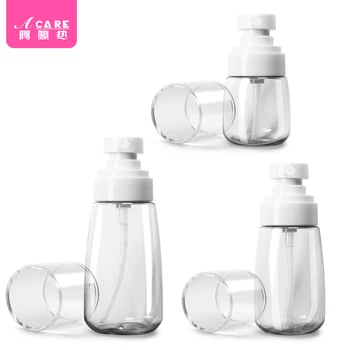 Gennemsigtig Klar Plast Parfume Opbevaring Forstøver Tom Spray Flaske, Pumpe Tryk På Genpåfyldelig Flaske Kosmetiske Container