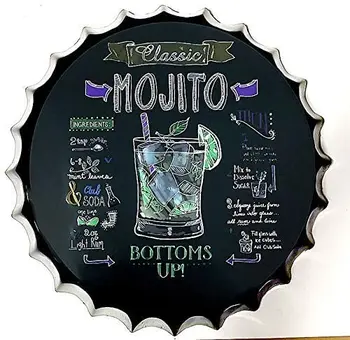 Moderne Retro Tin Tegn På Låget Af Metal Plakat - Den Klassiske Mojito - ! til Butik/Bar/Club/Cafe/Home/Wall Decor,