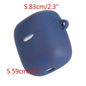 Beskyttende silikone Cover Shell Anti-fald Øretelefon Sag for J-BL Tune 220 TWS Trådløse Bluetooth-kompatible Hovedtelefoner