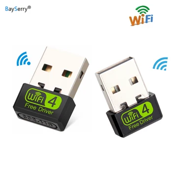 Mini USB Wifi netkort Gratis Driver Wifi-Adapter 2,4 G Wireless AC-Adapter til WindowsXP/Vista/7/8/10 PC-Bærbar Wi-Fi Dongle