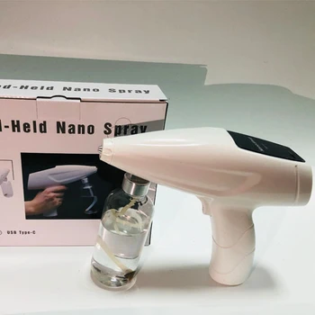 Genopladelige Forstøver Trådløse Nano Tåge Sprøjte Dug Maskine Trådløse Desinfektion Spray Pistol