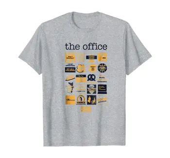 Kontoret Citat Mash-Up-Sjove T-Shirt - Officielle Tee