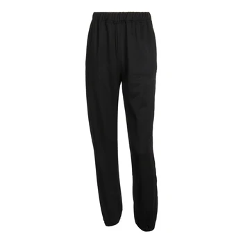 Nye Fashionable Damer Brev Print Sweatpants Hip-hop Streetwear Høj Talje Casual Bukser Elastisk Løs Yoga Træning Bukser