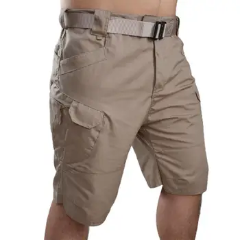 Mænd Classic Taktiske Shorts Opgraderet Vandtæt Hurtig Tør Multi-lomme Korte Bukser Udendørs Jagt, Fiskeri, Militær Cargo Shorts