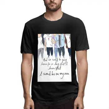 En Retning, En Retning Mænds Klassisk T-Shirt Awesome Tees Besætning Hals kortærmet T-Shirt i Bomuld Tøj 4XL