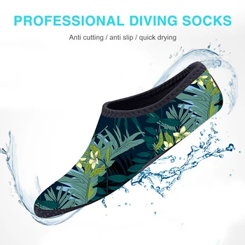 Barefoot Vand Sports Sko Slip-om Kvinder, Mænd Beach Svømme Aqua Snorkling Våde Sokker Havet Reef Barfodet Sneakers Tøfler
