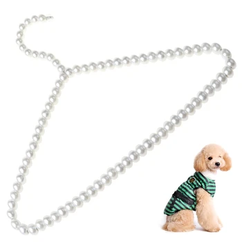 Mode Plast Pearl Bue Tøj Tøj Bøjle For Børn, Børn, Hund, Kat