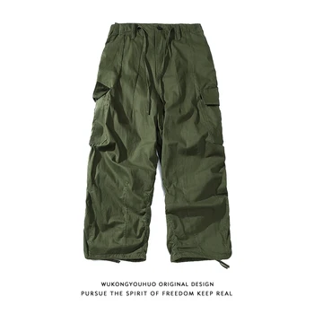 Koreanere Taktiske Casual Pants Plus Size Sved Sweatpant Harajuku Bukser Cargo Streetwear Ropa De Hombre Fitness Tøj EA60XK