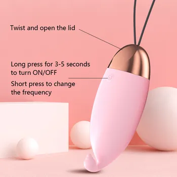 G-Spot Vaginal Kugler 10 Hastigheder Vibrator Sex Legetøj til Kvinder Vibrerende Anal Plug Elsker Æg Masturbator Intime Varer for Voksne